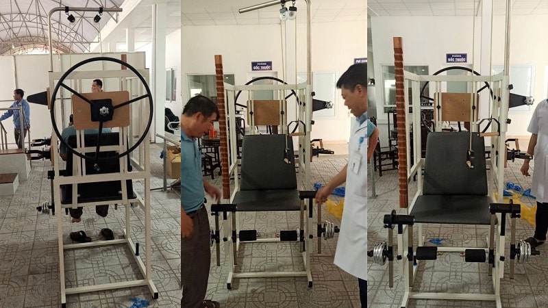 Ghế tập phục hồi chức năng tay chân đa năng EX-100 ghe tap phuc hoi chuc nang tay chan 1 1 - Ghế tập phục hồi chức năng tay chân đa năng EX-100