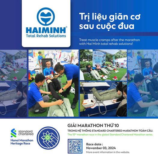 marathon di san ha noi 2024 - Trị liệu gi&atilde;n cơ c&ugrave;ng Hải Minh tại giải chạy Marathon Di sản H&agrave; Nội 2024