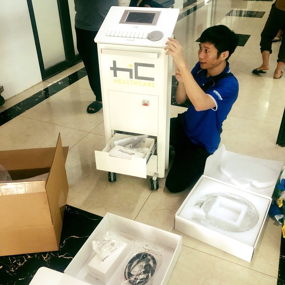 may hc cryo t shock - Kỹ thuật điều trị bằng chườm n&oacute;ng