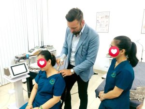 Sóng xung kích trị liệu vai gáy Sóng xung kích trị liệu vai gáy